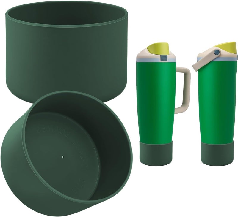 BKBY 2PCS Silicone Boot Compatible with Owala 30oz & 40oz FreeSip Sway Bottles & Tumblers, Protective Anti-Slip Bottom Cover Sleeve for Freesip Sway Tumbler - Image 1